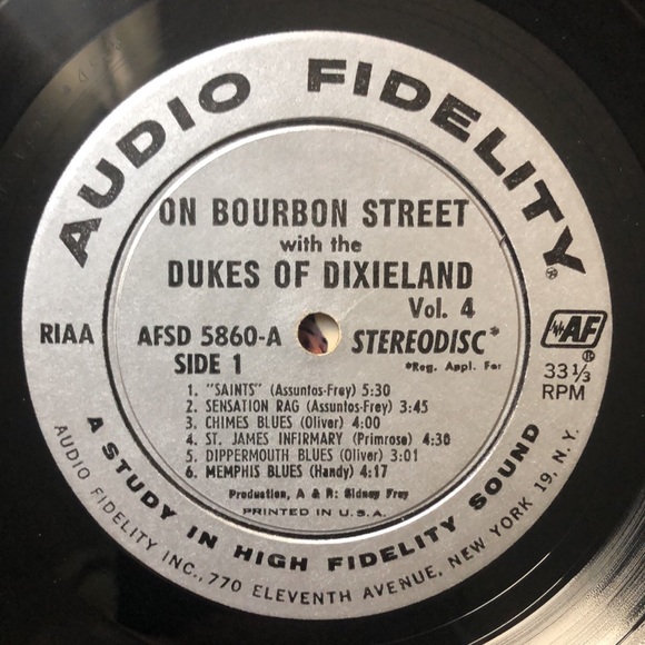 Dukes Of Dixieland On Bourbon Street Vinyl Lp - Picture 2 of 8